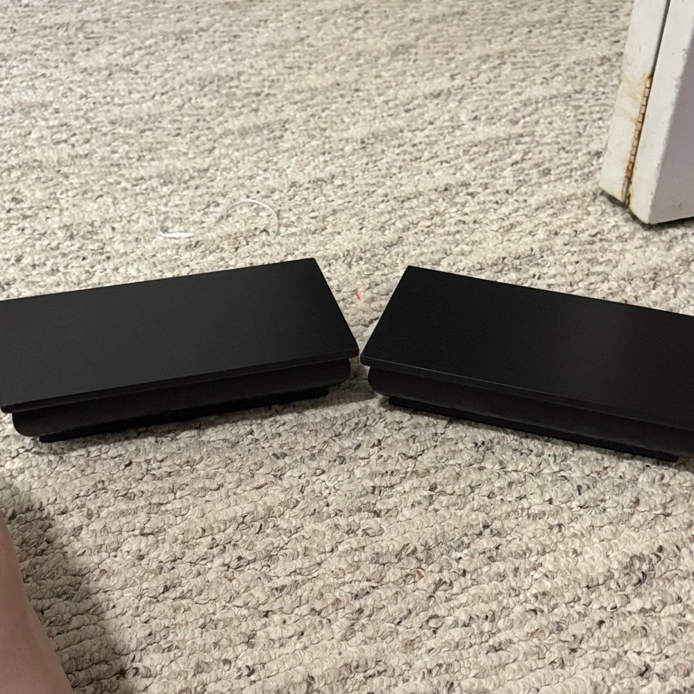 Black Floating Wall Shelves
